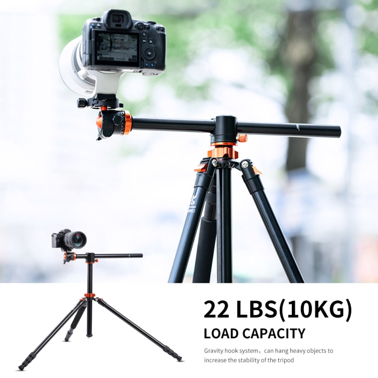 K&F CONCEPT  KF09.086V1 94 inch Overhead Camera Tripod Lightweight Travel Tripod with Detachable Monopod Eurekaonline