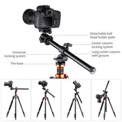 K&F CONCEPT KF09.087V4 Camera Tripods Aluminum Travel Vlog Tripod Monopod with 360 Degree Panorama Ball Head Eurekaonline