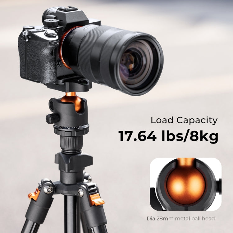 K&F CONCEPT KF09.101 Compact Travel Tripod Flexible Vlog Tripod Eurekaonline