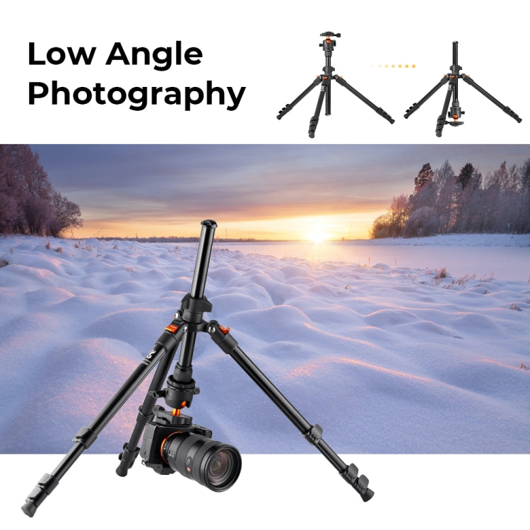 K&F CONCEPT KF09.101 Compact Travel Tripod Flexible Vlog Tripod Eurekaonline