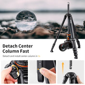 K&F CONCEPT KF09.105 Lightweight Travel Tripod Compact Flexible Vlog Tripod Eurekaonline