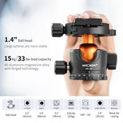 K&F CONCEPT KF09.105 Lightweight Travel Tripod Compact Flexible Vlog Tripod Eurekaonline