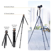 K&F CONCEPT KF09.105 Lightweight Travel Tripod Compact Flexible Vlog Tripod Eurekaonline