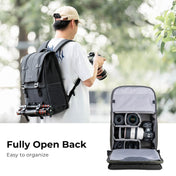 K&F CONCEPT KF13.087AV1 Photography Backpack Light Large Capacity Camera Case Bag with Rain Cover(Black) Eurekaonline