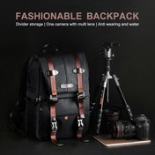 K&F CONCEPT KF13.092 Multifunctional Dual-layer Shockproof Waterproof Camera Backpack Travel Tripod Bag Eurekaonline