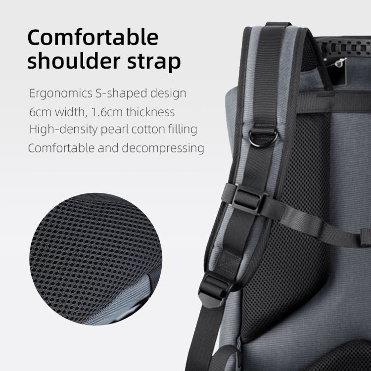 K&F CONCEPT KF13.098V1 Camera Backpack Bag with Laptop Compartment for Canon / Nikon / Camera Lens / Tripod Eurekaonline