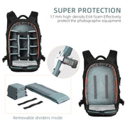 K&F CONCEPT KF13.119 Multifunctional Large Capacity Outdoor Travel Photography Backpack Eurekaonline