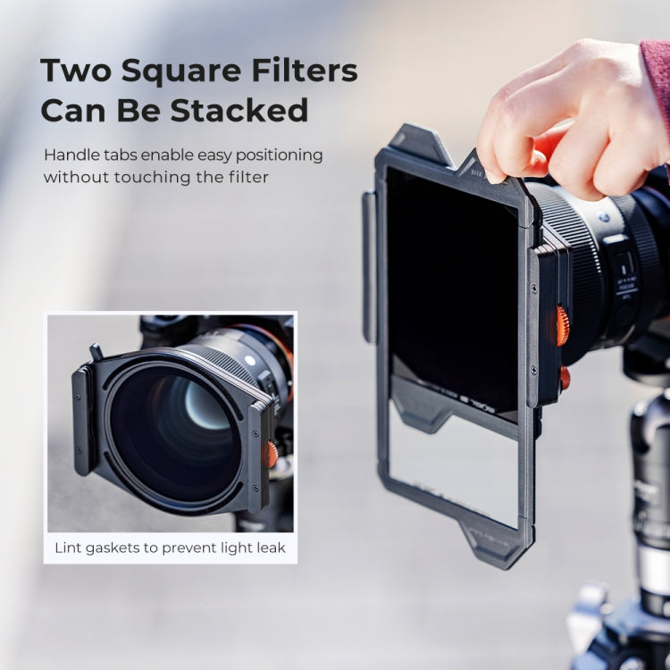 K&F CONCEPT SKU.1811 Square Filter Holder System X Pro Kit For Camera Lens Eurekaonline