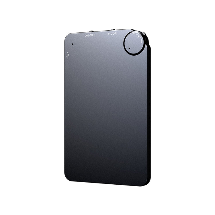 K2 Portable Ultra-thin Card Voice Recorder, Capacity:32GB(Black) Eurekaonline