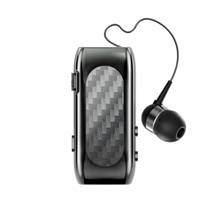 K56 Lavalier Noise Reduction Carbon Brazing Bluetooth Earphone(Silver) Eurekaonline