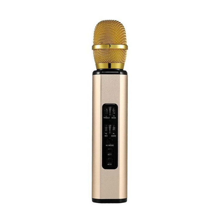K6 Portable Inner Magnetic Dual Speaker Bluetooth Phone Computer Microphone(Gold) Eurekaonline