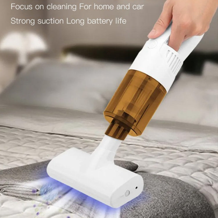 K9T 6W 3000 Pa Wireless Mite Removal Instrument Handheld Portable Vacuum Cleaner(White) Eurekaonline