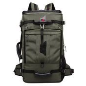 KAKA kaka2070 Oversized Version Men Oxford Cloth Waterproof Backpack Mountain Bag, Capacity: 50L(Army Green) Eurekaonline
