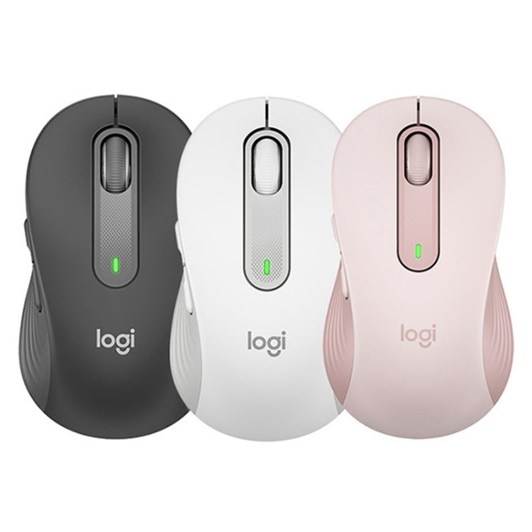 logitech m650 5-keys 2000 dpi wireless bluetooth silent mouse (white)