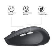 logitech m590 dual mode wireless bluetooth light sound mouse(grey)