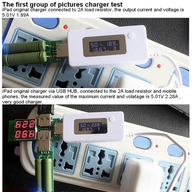 KCX-017 Mini Mobile Power Capacity Tester(White) Eurekaonline