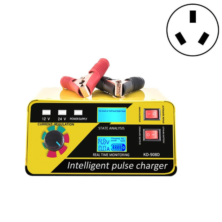 KD-908D Lead-Acid Battery Intelligent Repair Charger Car Battery Charger AU Plug Eurekaonline