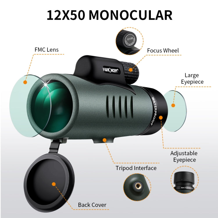 KF33.008 K&F Concept BAK4 Prism IP68 Waterproof Compact Monocular Scope Eurekaonline