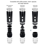 KFJ100 Portable Universal Automatic Espresso Capsule Coffee Maker(Black) Eurekaonline