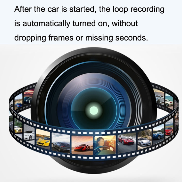 KG210 1080P WIFI Hidden HD Voice Prompt Car Recorder, Style: Single Len Eurekaonline
