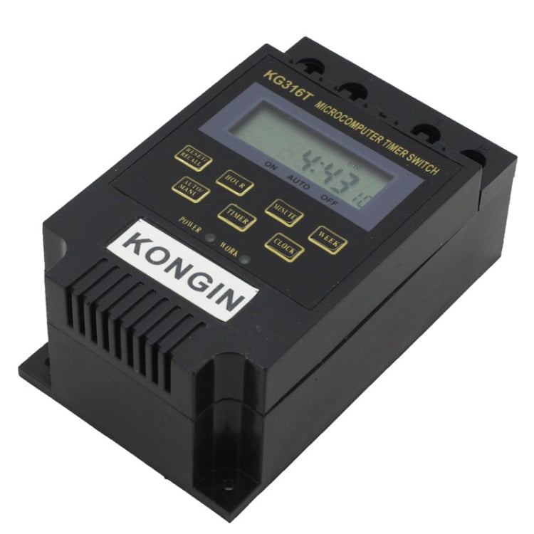KG316T AC 220V LCD Digital Display Microcomputer Timer Control Switch Eurekaonline