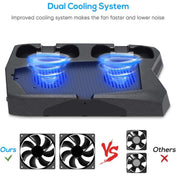 KJH P5-010-2 Multi-function Charging Cooling Fan Base with Storage Tray Bracket For PS5 De / UHD Eurekaonline