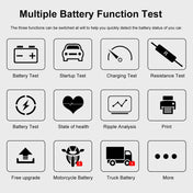 KONNWEI KW720 Car 3.2 inch 6V-24V Lead-acid Battery Tester with Printer Eurekaonline