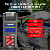 KONNWEI KW720 Car 3.2 inch 6V-24V Lead-acid Battery Tester with Printer Eurekaonline