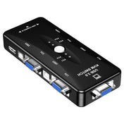KSW-401V 4 VGA + 3 USB Ports to VGA KVM Switch Box with Control Button for Monitor, Keyboard, Mouse, Set-top box Eurekaonline