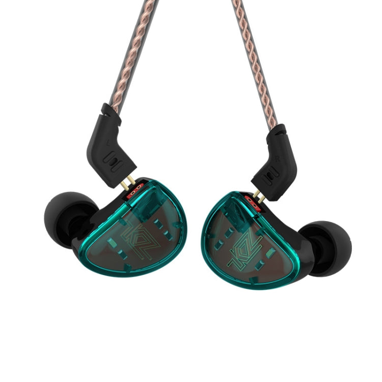 KZ AS10 Ten Unit Moving Iron In-ear HiFi Earphone without Microphone(Cyan) Eurekaonline