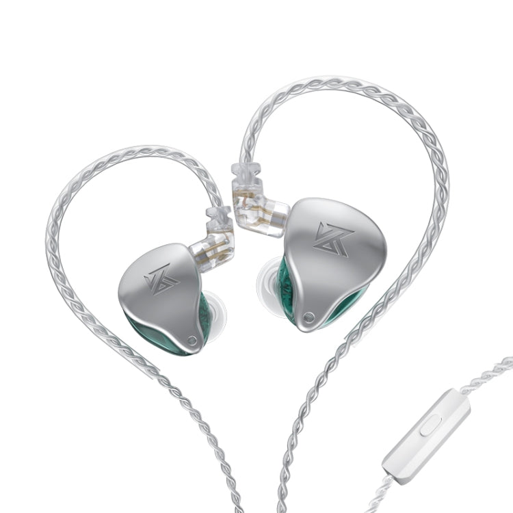 KZ AST 24-unit Balance Armature Monitor HiFi In-Ear Wired Earphone With Mic(Green) Eurekaonline