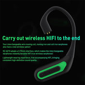 KZ-AZ10 5.2 Wireless Bluetooth Headset 0.75/0.78 Interface Adaptation(Black) Eurekaonline