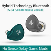 KZ S1 1DD+1BA Hybrid Technology Wireless Bluetooth 5.0 Stereo In-ear Sports Earphone with Microphone(Green) Eurekaonline