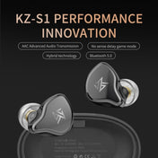 KZ S1 1DD+1BA Hybrid Technology Wireless Bluetooth 5.0 Stereo In-ear Sports Earphone with Microphone(Green) Eurekaonline
