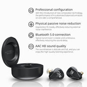 KZ SA08 Wireless Four-unit 5BA Balance Armature Bluetooth In-ear TWS Earphone(Black) Eurekaonline