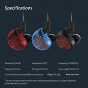 KZ ZS10 Ten Unit Circle Iron In-ear Mega Bass HiFi Earphone with Microphone (Black) Eurekaonline