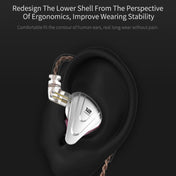 KZ ZSX 12-unit Ring Iron Metal Gaming In-ear Wired Earphone, Mic Version(Cyan) Eurekaonline