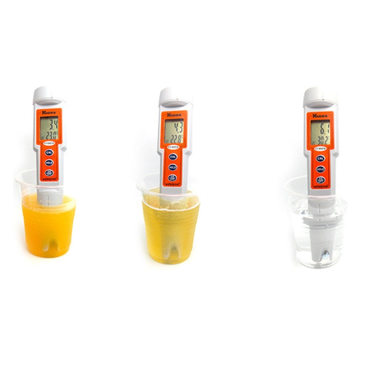 Kedida CT6021A PH + Temp Meter Portable LCD Digital Water Testing Measurement Pen Eurekaonline