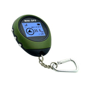 Keychain Handheld Mini GPS Navigation USB Rechargeable Location Finder Tracker for Outdoor Travel(Green) Eurekaonline