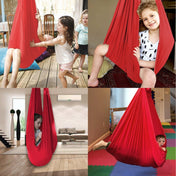 Kids Elastic Hammock Indoor Outdoor Swing, Size: 1x2.8m (Red) Eurekaonline