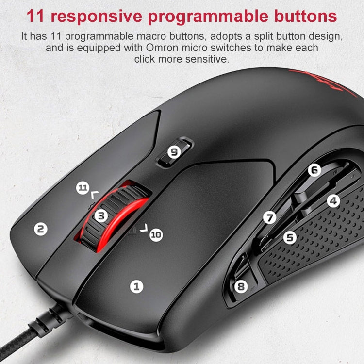 KingstonHyperX Pulsefire Raid HX-MC005B RGB 16000DPI Wired Mouse Eurekaonline