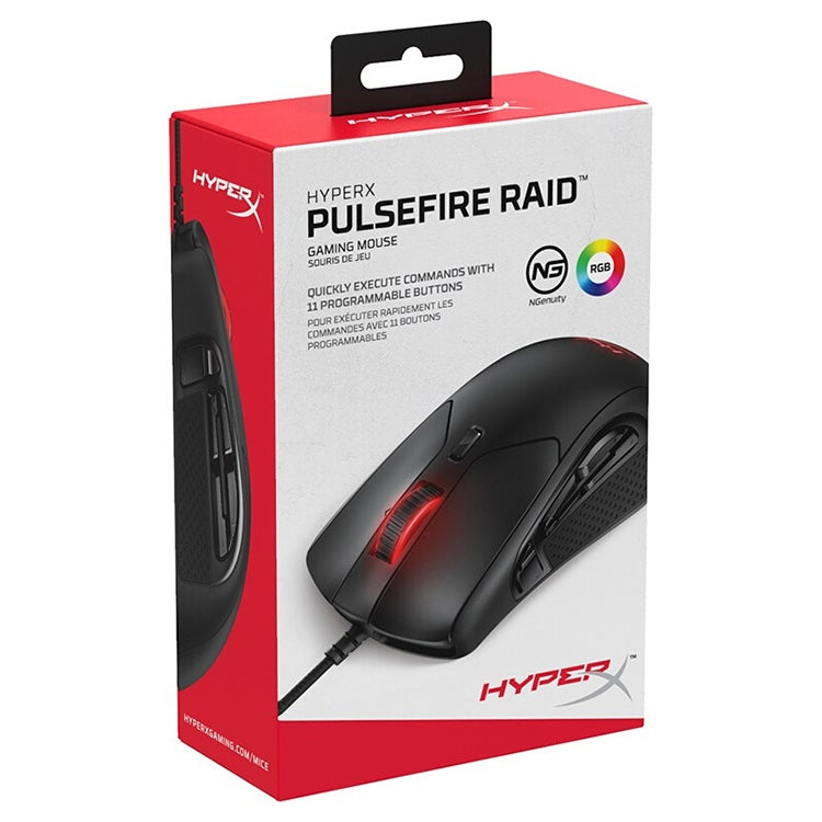 KingstonHyperX Pulsefire Raid HX-MC005B RGB 16000DPI Wired Mouse Eurekaonline