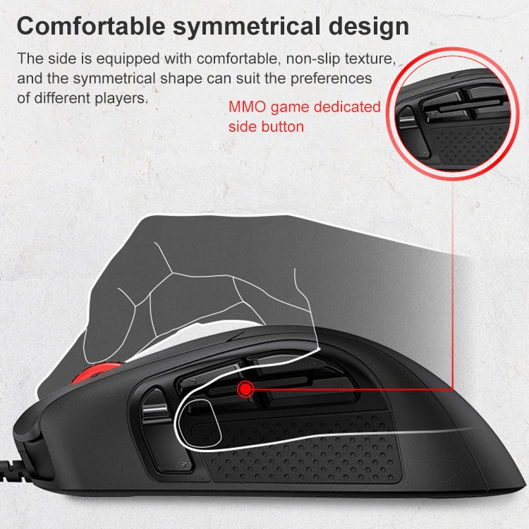 KingstonHyperX Pulsefire Raid HX-MC005B RGB 16000DPI Wired Mouse Eurekaonline