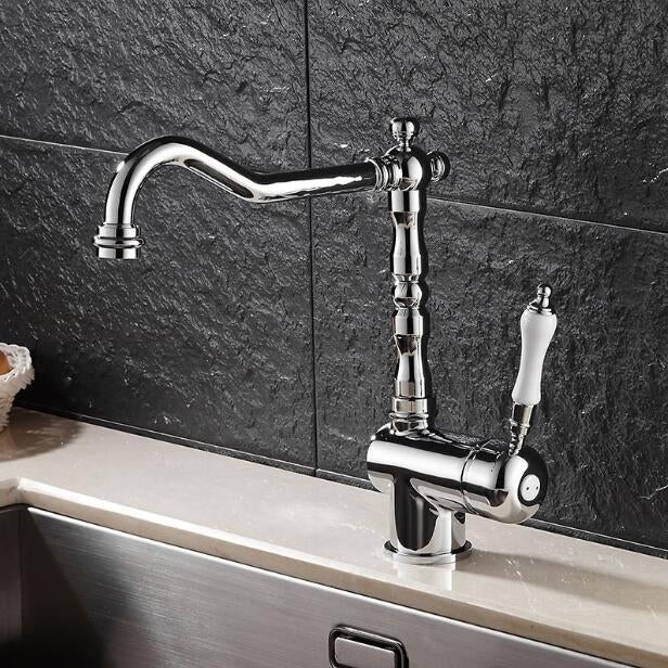 Kitchen Bathroom Faucet Hot and Cold Faucet Taps Sink Without Hose Eurekaonline