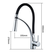 Kitchen Pull-out Faucet Hot Cold Home Retractable Rotating Faucet Eurekaonline