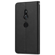 Knead Skin Texture Horizontal Flip Leather Case for Sony Xperia XZ2, with Photo Frame & Holder & Card Slots & Wallet(Black) Eurekaonline