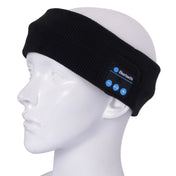 Knitted Bluetooth Headsfree Sport Music Headband with Mic for iPhone / Samsung and Other Bluetooth Devices(Black) Eurekaonline