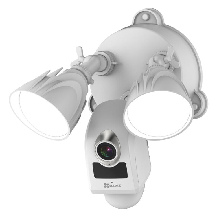 LC1C Garden Lamp Floodlight Camera Outdoor Home Monitor Night Vision Waterproof Family Surveillance Camera, CN Plug(1080P) Eurekaonline