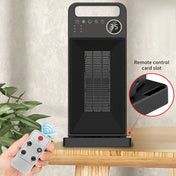 LCD Digital Display Rotary Remote Control Heater PTC Ceramic Heating Heater, Spec: EU Plug (Black) Eurekaonline