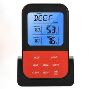 LCD Digital Food Thermometer with Dual Probe Sensors Timer(Black) Eurekaonline
